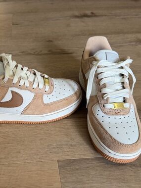 Nike Air Force 1 Low LXX Vachetta Tan Women’s 7.5 Brown Leather Suede Sneakers